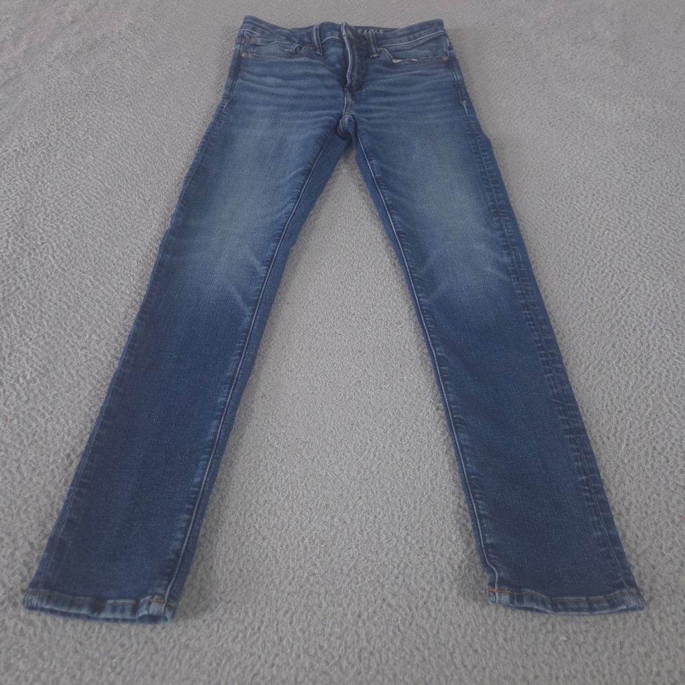 American Eagle Jeans Mens 28x30 Skinny AirFlex+ Recycled‎ Cotton Stretch Denim